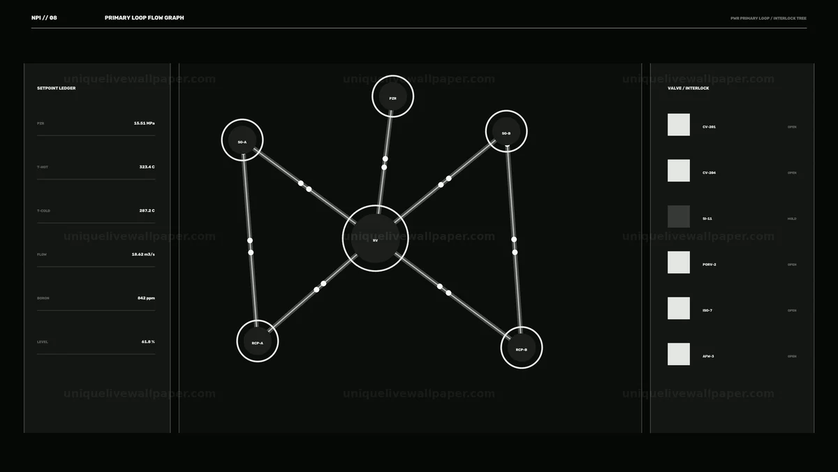 Nuclear Plant Infrastructure Monitoring HUD Seamless Loop