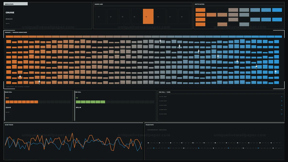 Automotive Sonar Depth Matrix Seamless Loop