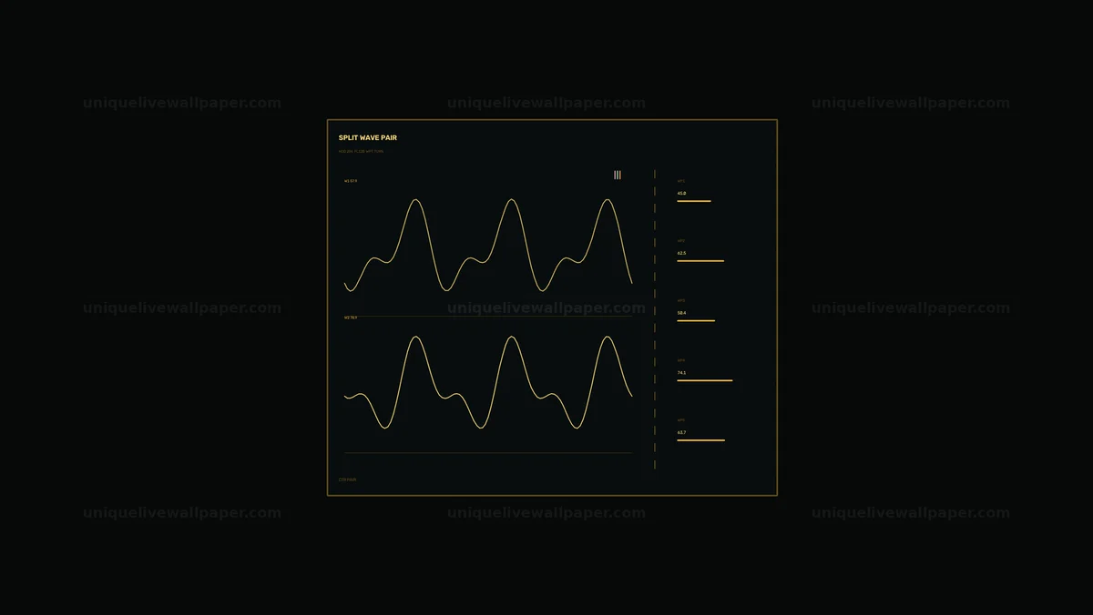 Watermarked thumbnail for Data Waveform Dashboard Seamless Loop