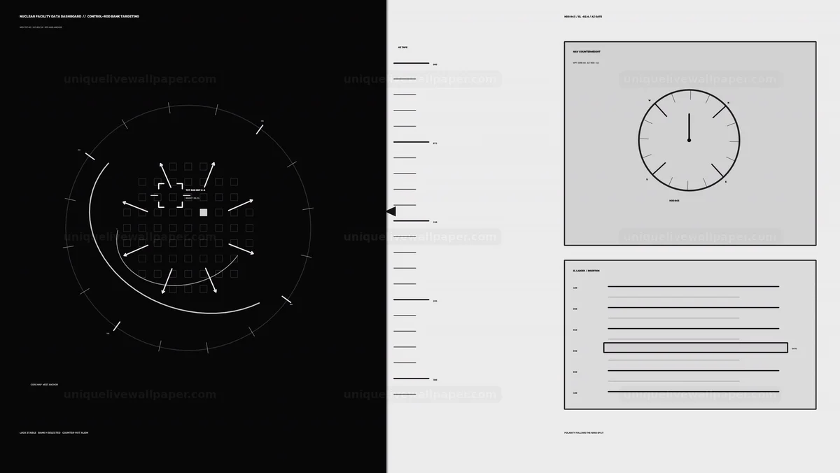 Nuclear Facility Data Dashboard HUD Seamless Loop