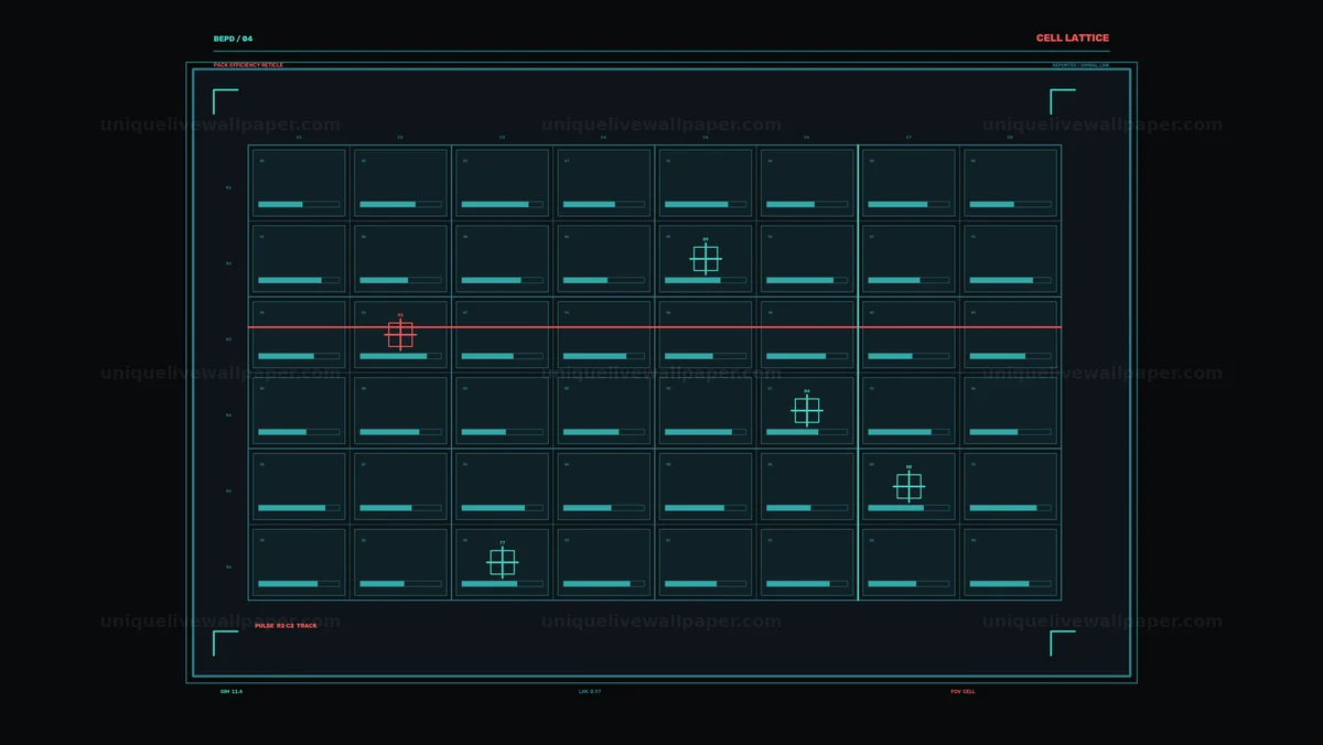 Watermarked thumbnail for Battery Energy Performance Dashboard Animation Seamless Loop