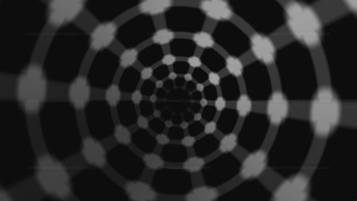 Watermarked thumbnail for Black and White Dimensional Vortex Background Seamless Loop