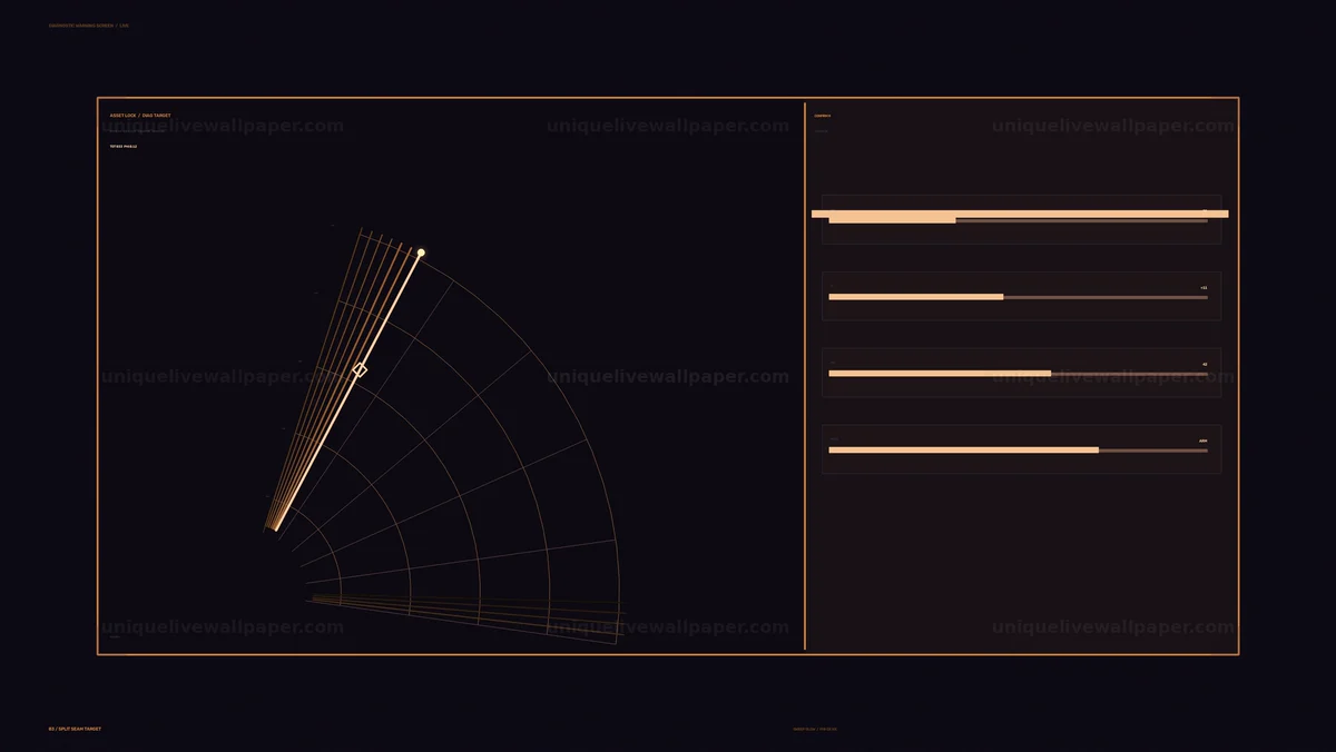 Diagnostic Warning Screen HUD Seamless Loop