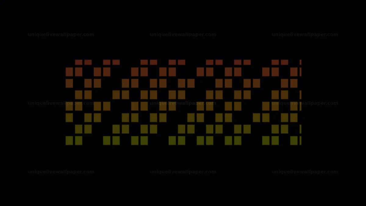 Magenta Pixel Block Pattern Seamless Loop