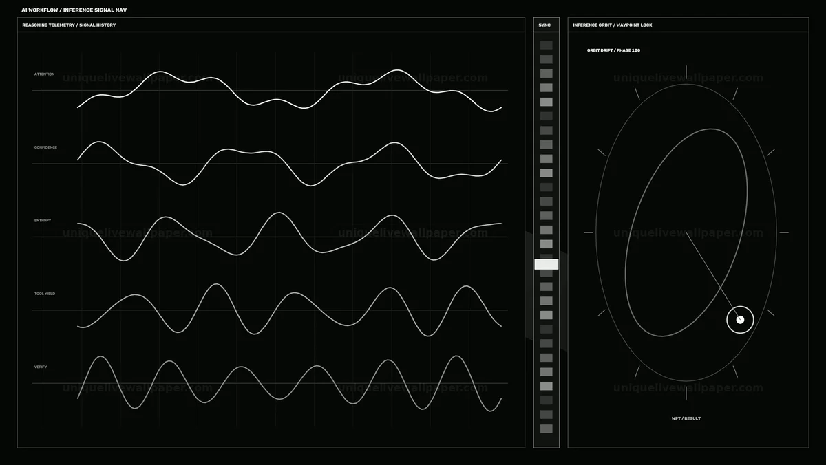 AI Workflow Operator Screen Telemetry Seamless Loop