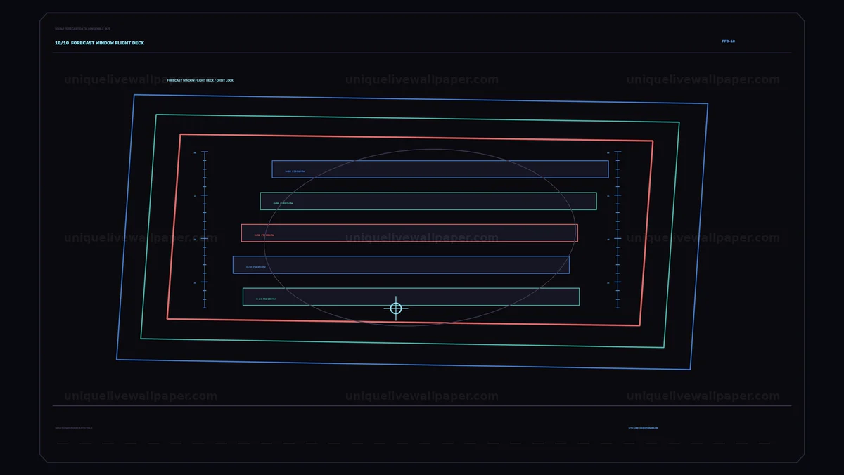 Solar Energy Forecast Data HUD Seamless Loop