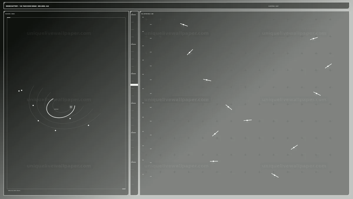 Watermarked thumbnail for Drone Battery Status HUD Seamless Loop