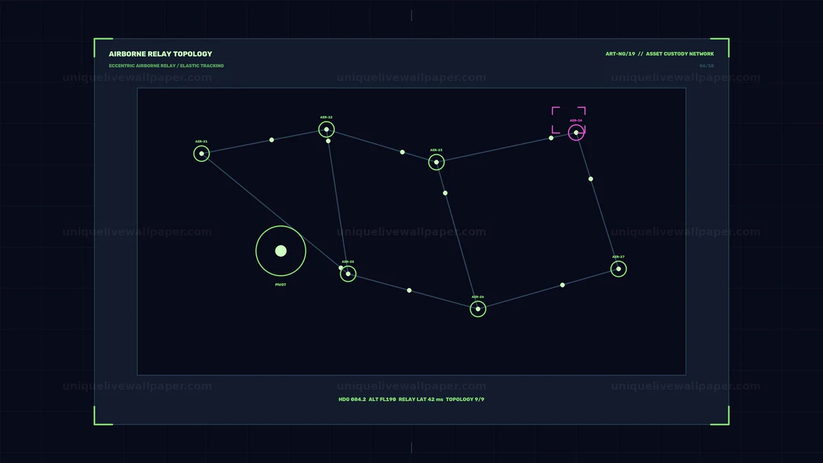 Watermarked thumbnail for Defense Asset Tracking Interface Seamless Loop