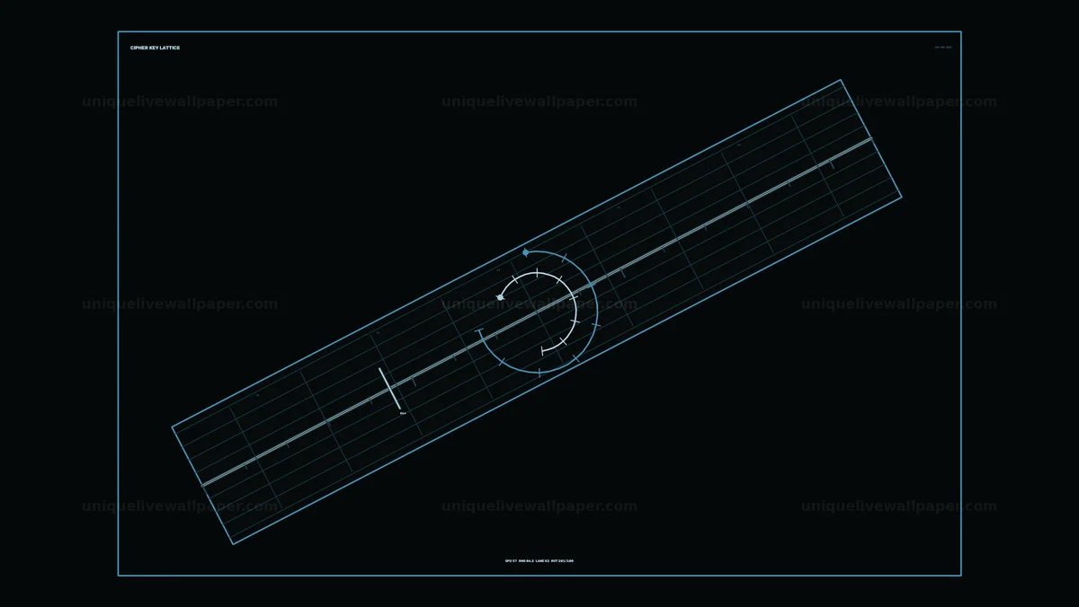 Defense Network Status HUD Seamless Loop