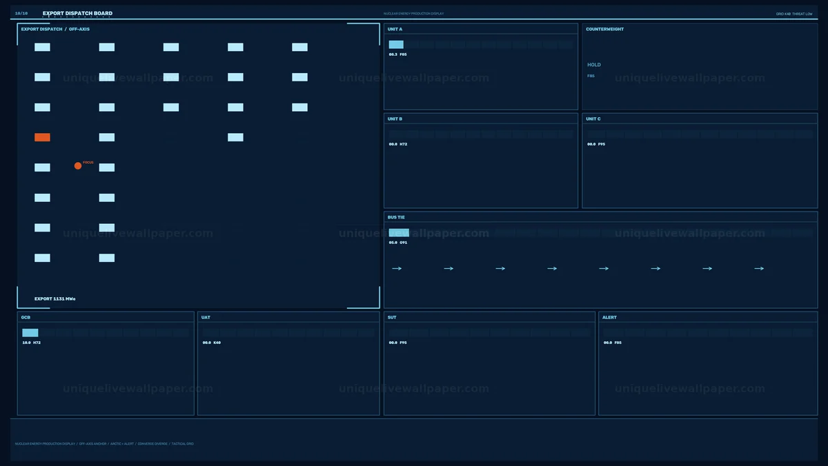Watermarked thumbnail for Industrial Energy Control Dashboard Seamless Loop