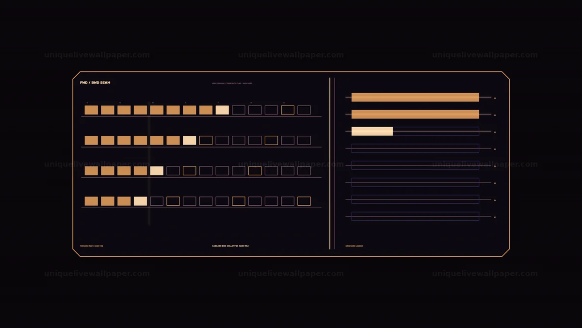 Watermarked thumbnail for Futuristic Data Status HUD Overlay