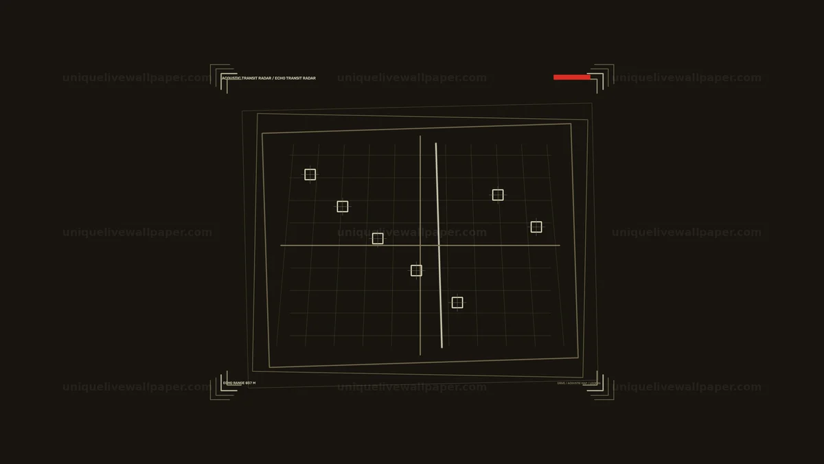 Watermarked thumbnail for Acoustic Radar Data Visualization HUD Seamless Loop