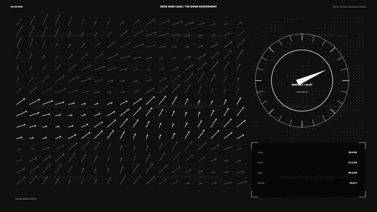 Watermarked thumbnail for Aircraft Carrier Maintenance Telemetry HUD Seamless Loop