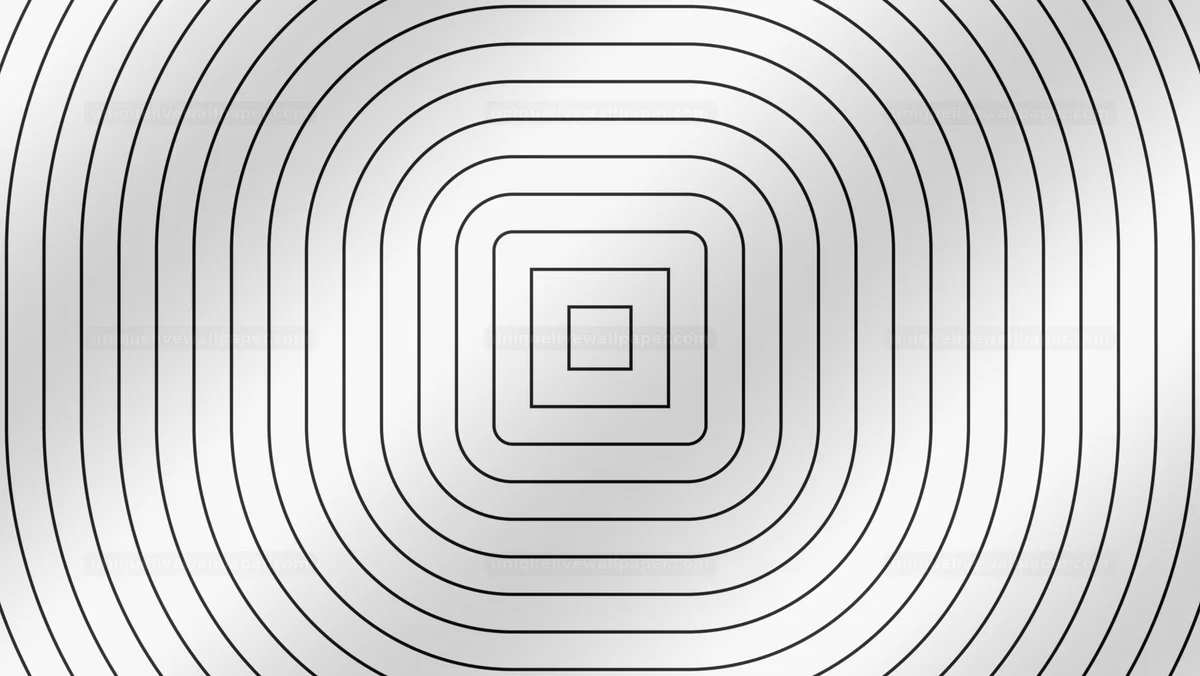 Black and White Concentric Square Background Seamless Loop