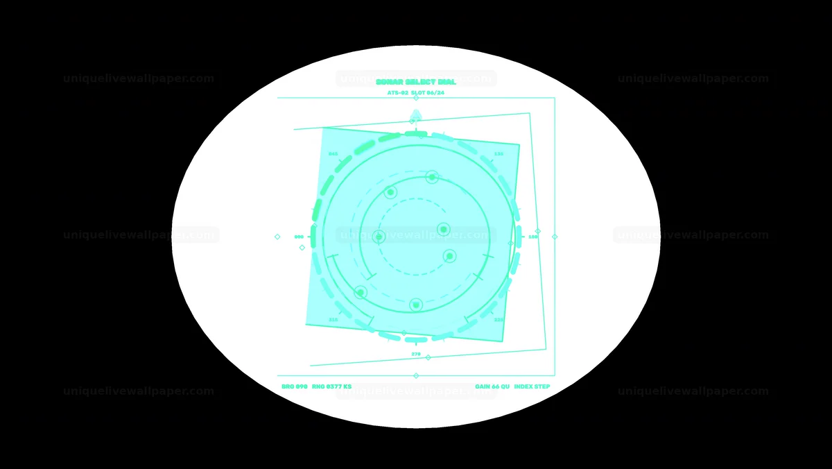 Automated Target Selection Radar HUD Seamless Loop
