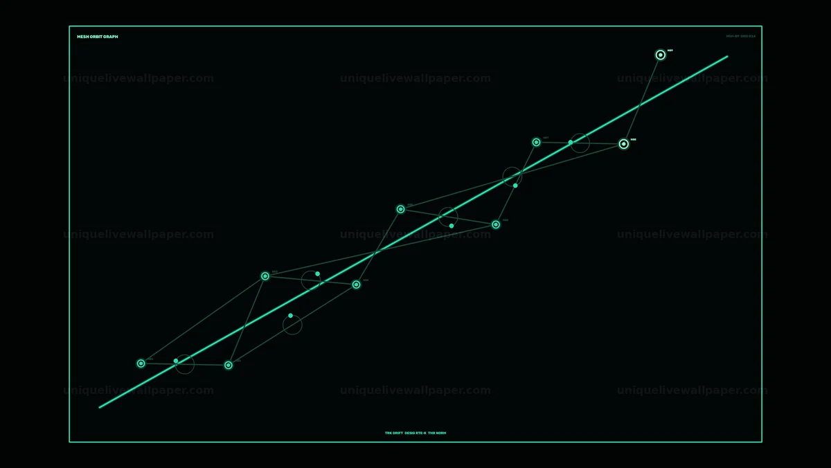 Watermarked thumbnail for Mesh Network Graph HUD Seamless Loop