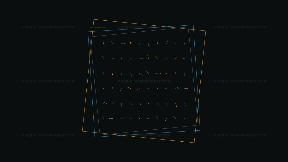 Watermarked thumbnail for Futuristic Data HUD with Geometric Frames Seamless Loop