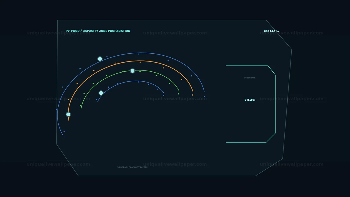 Watermarked thumbnail for Photovoltaic Production Capacity HUD Seamless Loop