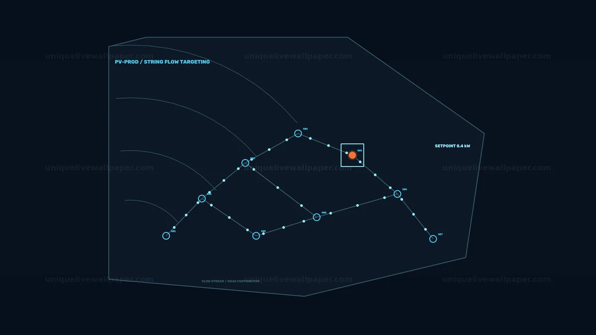 Photovoltaic Production Monitoring HUD Seamless Loop