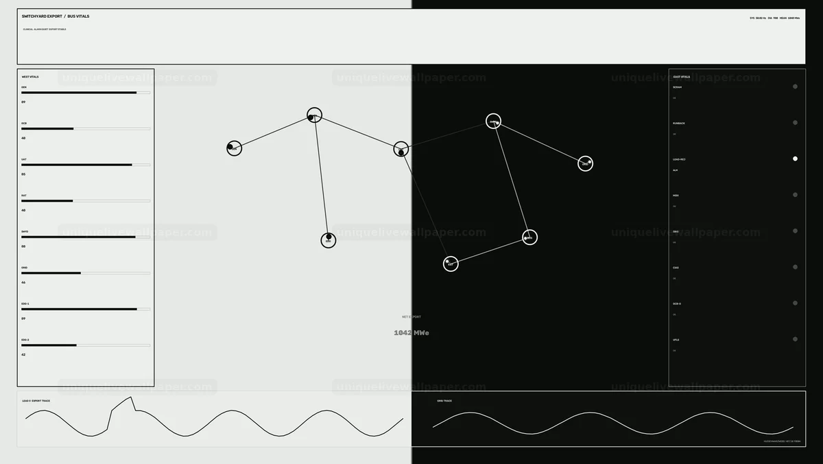 Power Grid Export HUD Seamless Loop