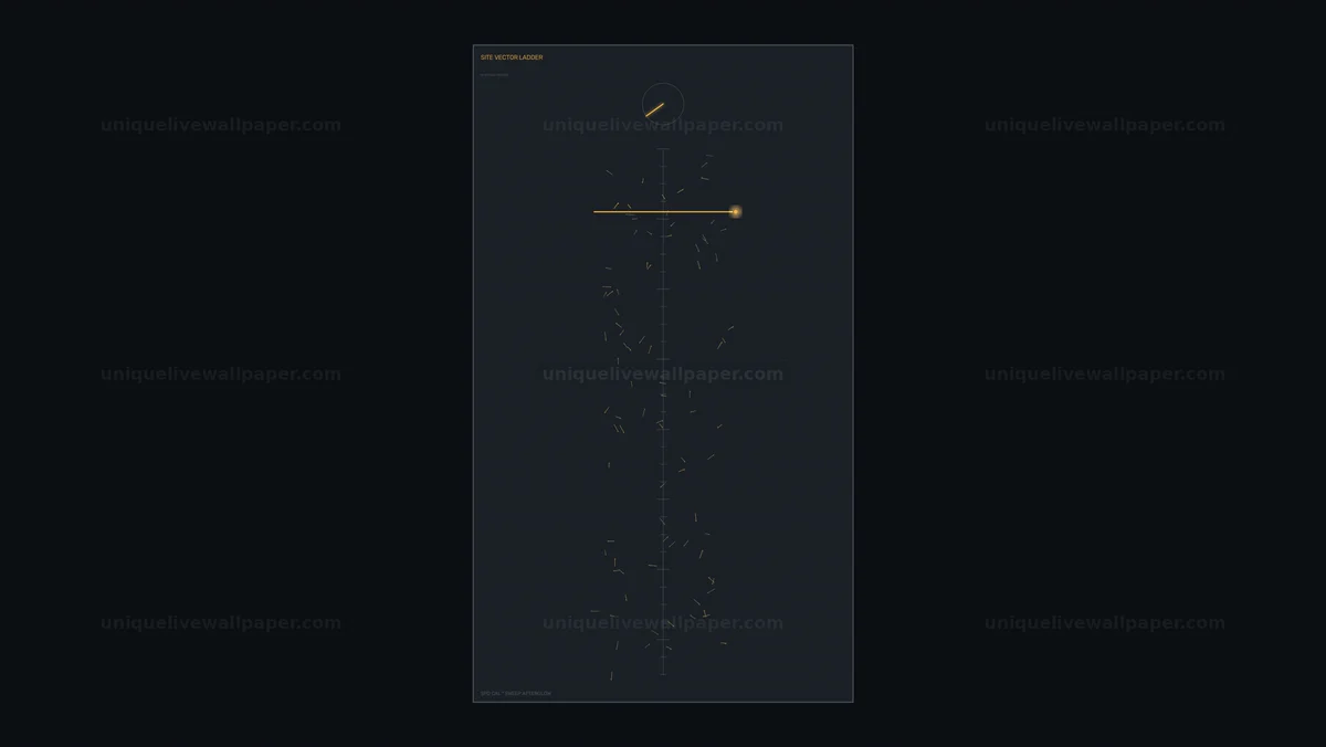 Vector Ladder Tracking HUD Seamless Loop