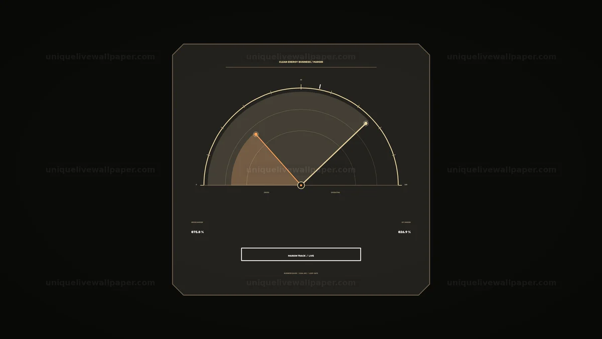 Watermarked thumbnail for Clean Energy Business Dashboard Margin HUD Seamless Loop
