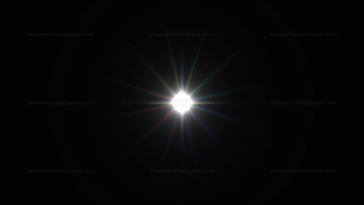 Colorful Radial Light Burst Seamless Loop