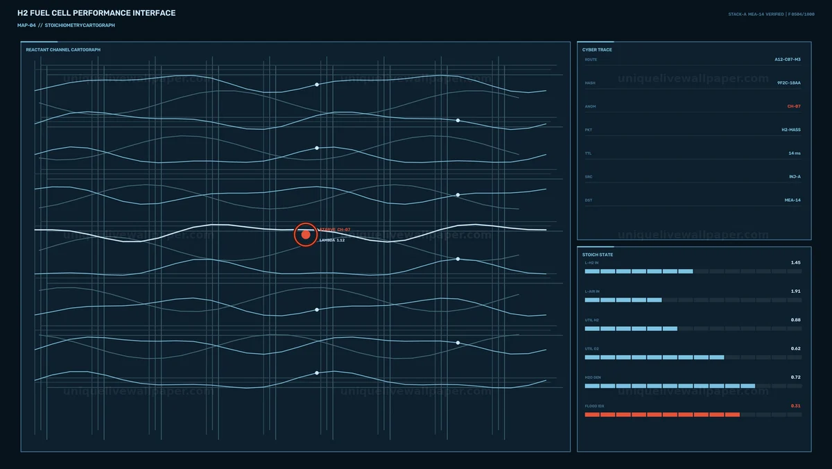 Watermarked thumbnail for Hydrogen Fuel Cell Monitoring Interface Seamless Loop
