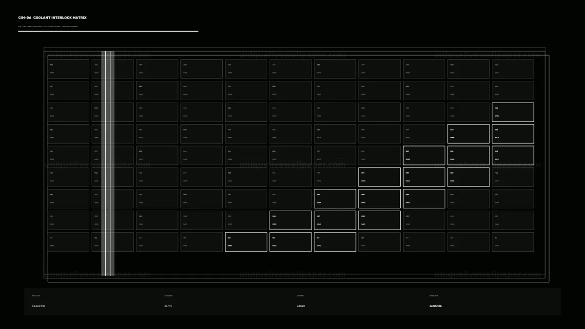 Nuclear Operations Analytics HUD Seamless Loop