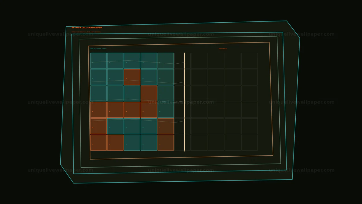 Battery Diagnostics HUD Cell Grid Animation