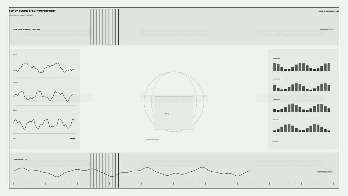 Watermarked thumbnail for Nuclear Facility Seismic Monitoring HUD Seamless Loop