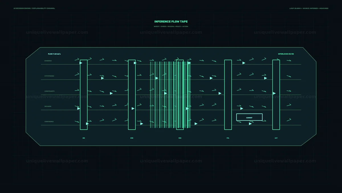 Watermarked thumbnail for AI Decision Engine Inference Flow Seamless Loop