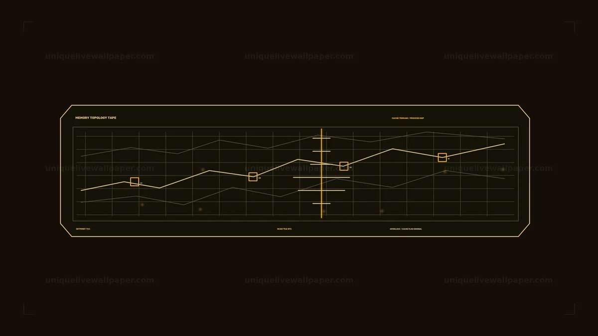 Computational Telemetry HUD Seamless Loop