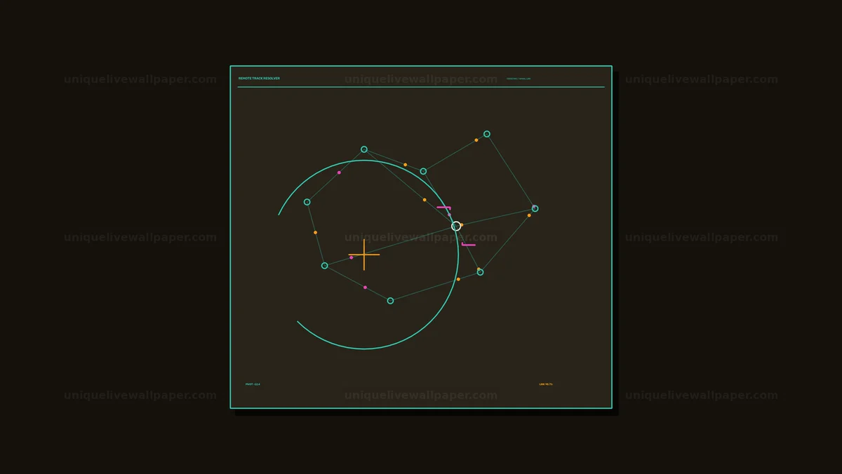 Digital Targeting Control Panel HUD Seamless Loop