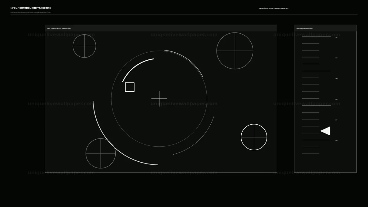 Nuclear Control Rod Targeting HUD Seamless Loop