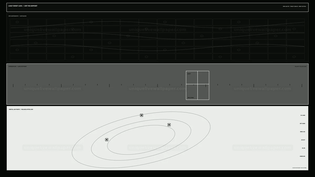 Tactical Target Lock and Orbital Tracking HUD Seamless Loop