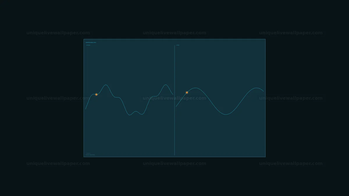 Clean Technology Energy Monitoring HUD Seamless Loop