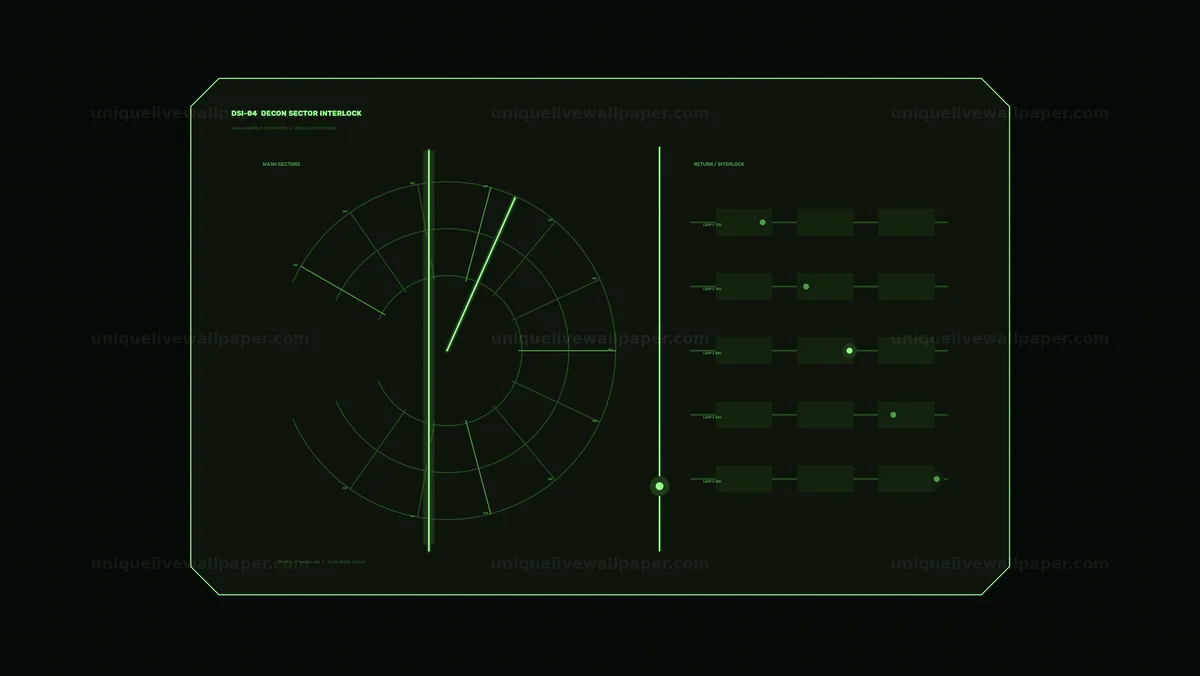 Watermarked thumbnail for Contamination Warning Control Screen HUD Seamless Loop