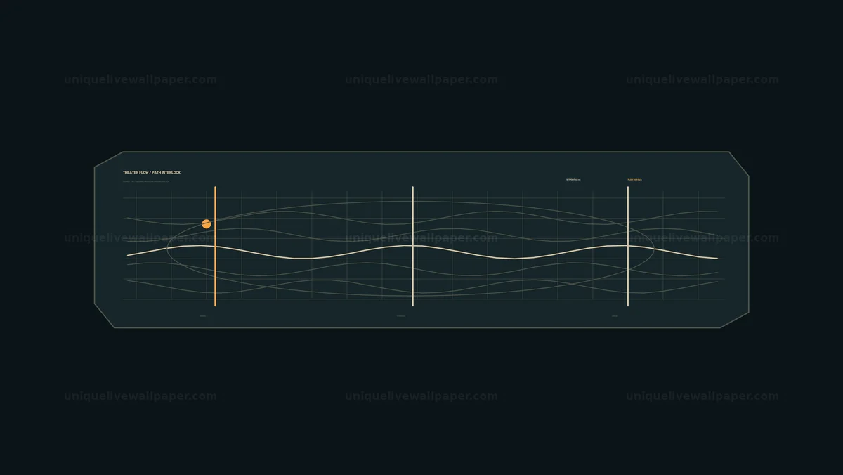 Defense Network Monitoring HUD Seamless Loop