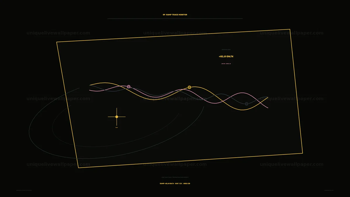 Energy Statistics Graph HUD Seamless Loop