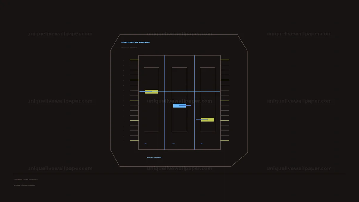 Cross-Border Activity Data HUD Seamless Loop