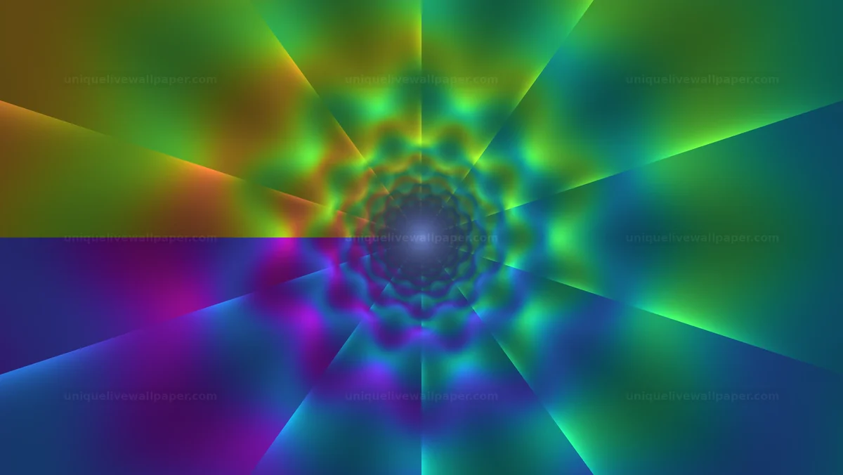 Glowing Space Gateway Background Seamless Loop