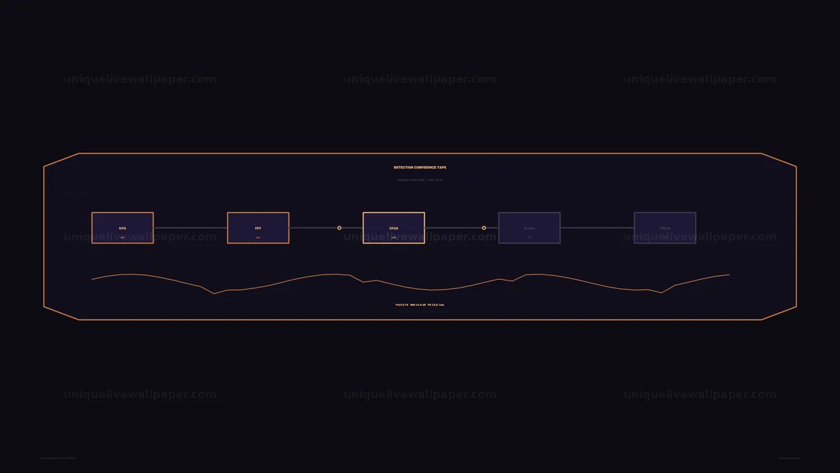 Acoustic Detection Status Interface Seamless Loop