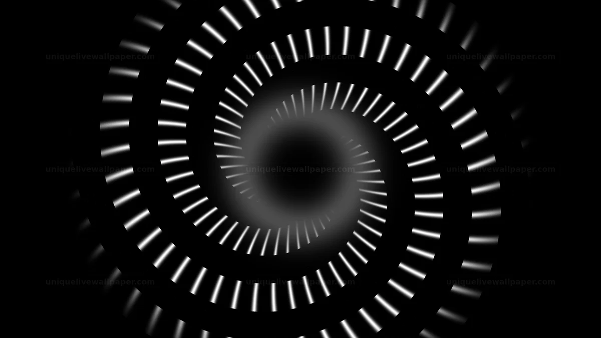 Watermarked thumbnail for Black And White Vortex Radial Background — Black and white radial vort