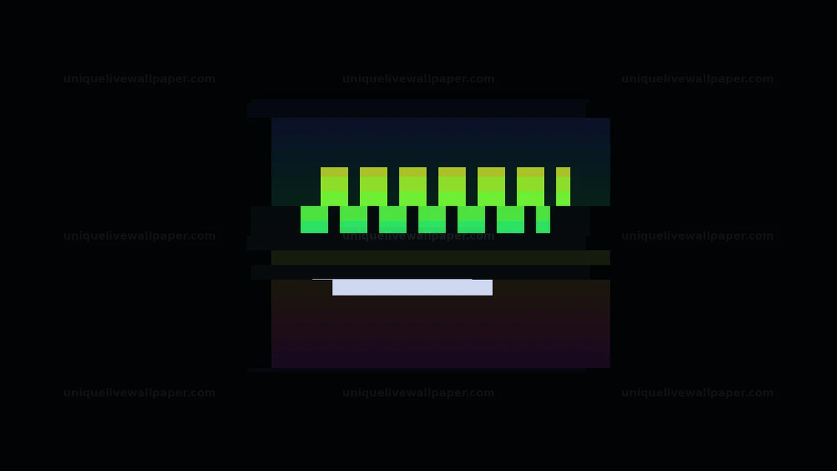 Watermarked thumbnail for Glitch mask typography reveal with motion graphics and text animation