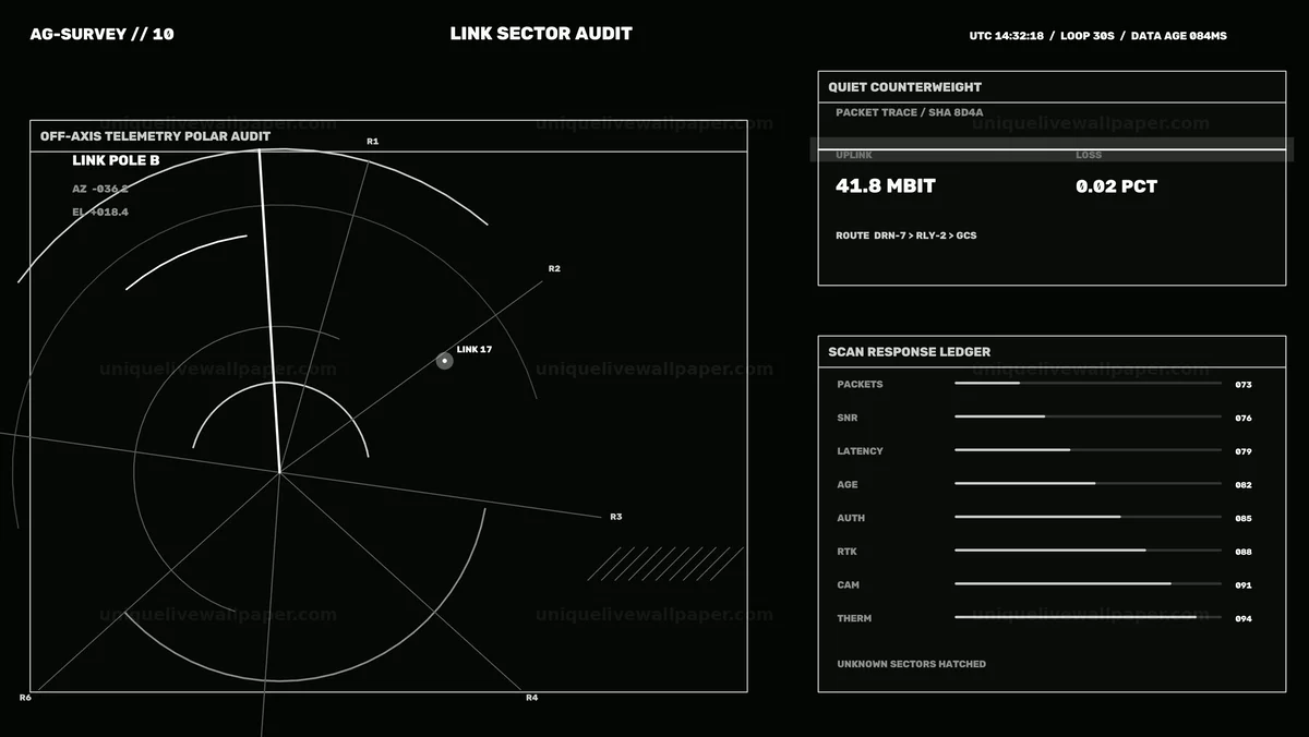Watermarked thumbnail for Drone Agricultural Survey HUD Telemetry Seamless Loop