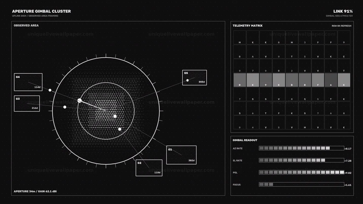 Watermarked thumbnail for Space Communication Status HUD Telemetry