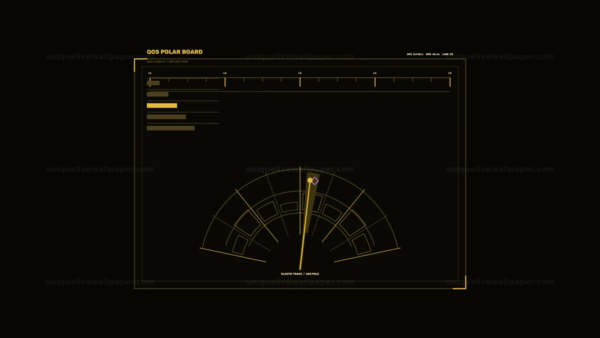 Defense Network Monitoring HUD Gauge Seamless Loop