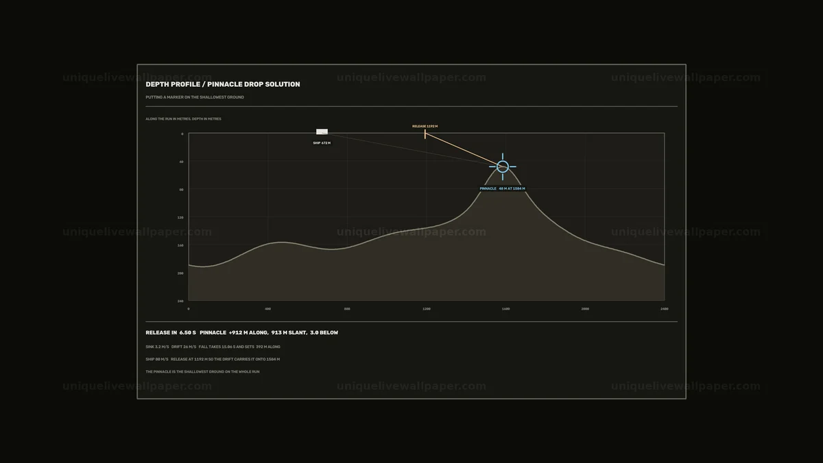 Sonar Depth Profile Dashboard Seamless Loop