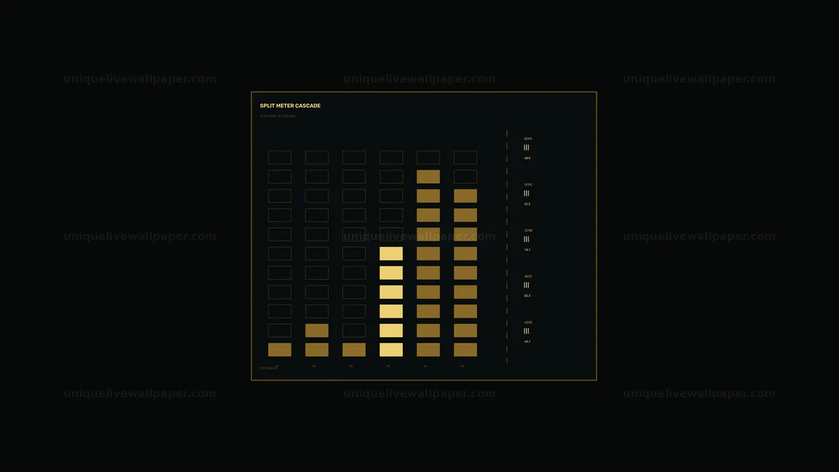 Statistical Bar Meter HUD Seamless Loop